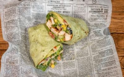 southem wrap with chicken